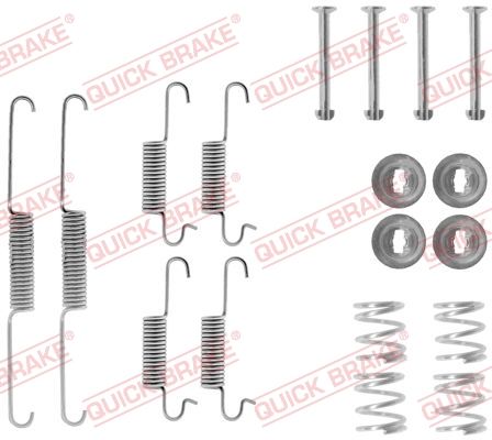 QUICK BRAKE priedų komplektas, stabdžių trinkelės 105-0570